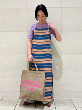 「SHIPS」｜松田さん（レディース・159cm）の春コーディネート