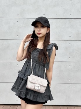 「ブルべ夏」｜はるなっちさん（レディース・154cm）の春コーディネート