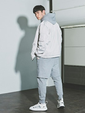 「Y-3（ワイスリー）のアイテム（ジャケット/アウター）」を使った、Y-3さん（メンズ・185cm）の春コーディネート