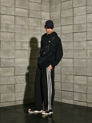 【カジュアルコーデを格上げ☆】Y-3 ストラップハット Y-3(Y-3)|Y-3のキャップを使ったコーディネート - WEAR