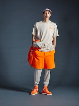「アイテム（ニットキャップ/ビーニー）」を使った、Y-3さん（メンズ・185cm）の夏コーディネート