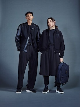 「Y-3（ワイスリー）のアイテム（その他アウター）」を使った、Y-3さん（メンズ・186cm）の秋コーディネート
