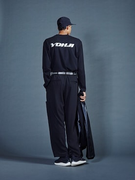 「Y-3（ワイスリー）のアイテム（その他アウター）」を使った、Y-3さん（メンズ・186cm）の秋コーディネート