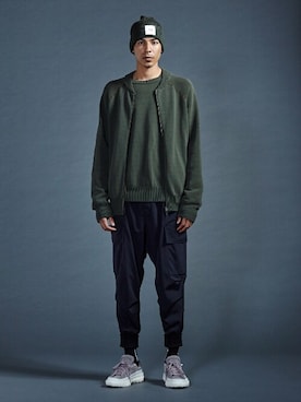 トップス Y-3 CLASSIC KNIT FULLZIP SWEATER Y-3（ワイスリー）の「M CL KNIT FULL-ZIP SWEATER（ニット