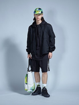 「Y-3（ワイスリー）のアイテム（ジャケット/アウター）」を使った、Y-3さん（メンズ・186cm）の春コーディネート