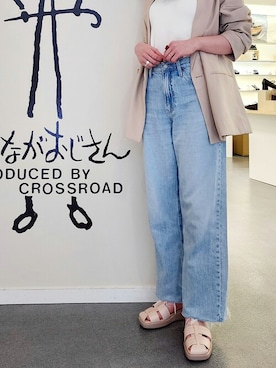 「cava cava（サヴァサヴァ）のアイテム」を使った、あしながおじさんさん（レディース・155cm）の春コーディネート