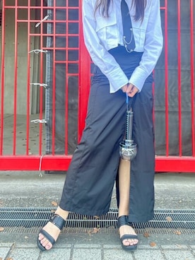 「cava cava（サヴァサヴァ）のアイテム」を使った、あしながおじさんさん（レディース・155cm）の夏コーディネート