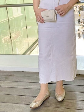 「cava cava（サヴァサヴァ）のアイテム」を使った、あしながおじさんさん（レディース・155cm）の夏コーディネート
