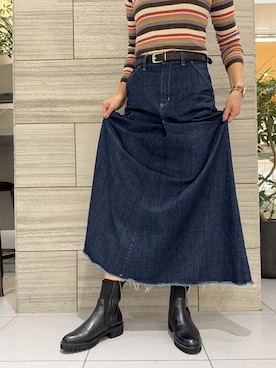 「cava cava（サヴァサヴァ）のアイテム」を使った、あしながおじさんさん（レディース・155cm）の冬コーディネート