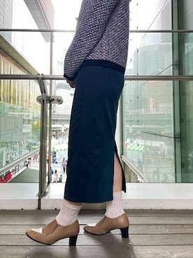 「cava cava（サヴァサヴァ）のアイテム」を使った、あしながおじさんさん（レディース・155cm）の冬コーディネート