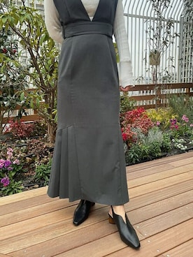 「cava cava（サヴァサヴァ）のアイテム」を使った、あしながおじさんさん（レディース・155cm）の冬コーディネート