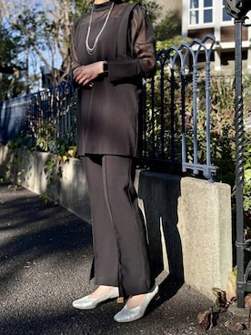 「cava cava（サヴァサヴァ）のアイテム」を使った、あしながおじさんさん（レディース・155cm）の冬コーディネート