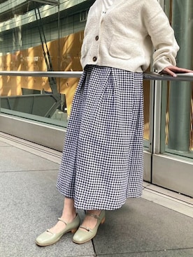 「cava cava（サヴァサヴァ）のアイテム」を使った、あしながおじさんさん（レディース・155cm）の春コーディネート