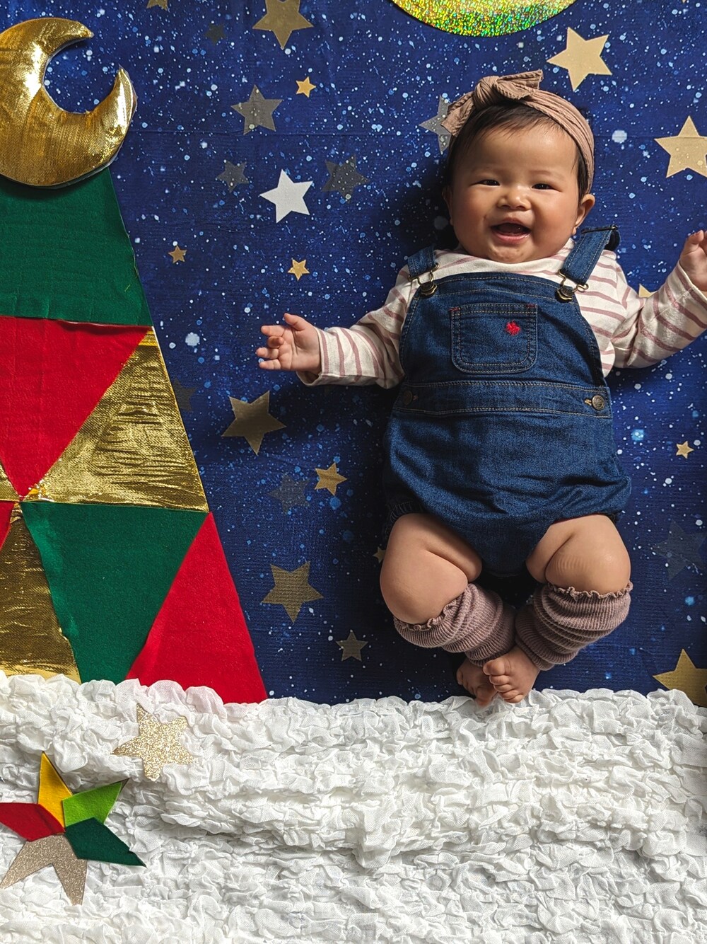 「POLOのアイテム（ロンパース、ブルー系）」を使った、sayaさん（レディース・60cm）の秋コーディネートの1枚目の写真