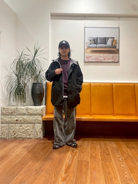 「Barbour（バブアー）の『別注』Barbour×DOORS　HOODED COAT（その他アウター）」を使った、kidaさん（メンズ・172cm・30代）の秋コーディネート