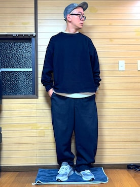 「アイテム（キャップ）」を使った、タイスケさん（メンズ・177cm）の秋コーディネート