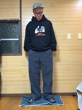 「アイテム（キャップ）」を使った、タイスケさん（メンズ・177cm）の秋コーディネート