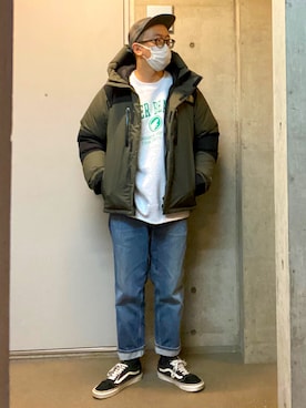 「アイテム（スウェット）」を使った、タイスケさん（メンズ・177cm）の冬コーディネート