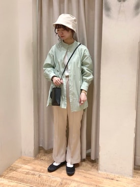 「ehka sopo（エヘカソポ）のアイテム（財布/小物）」を使った、ｎａさん（レディース・157cm）の春コーディネート