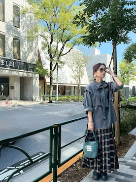 「アイテム（サングラス）」を使った、peipeidaiさん（レディース・156cm）の秋コーディネート