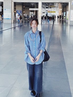 「sAn（サン）のアイテム」を使った、peipeidaiさん（レディース・156cm）の冬コーディネート