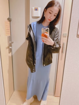「GOLDY（ゴールディ）のアイテム（リング）」を使った、peipeidaiさん（レディース・156cm）の冬コーディネート