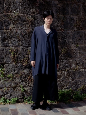 「アイテム（トップス）」を使った、近藤俊太郎さん（メンズ・185cm）の夏コーディネート