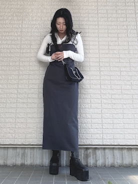 Maiさん（レディース・157cm）の春コーディネート