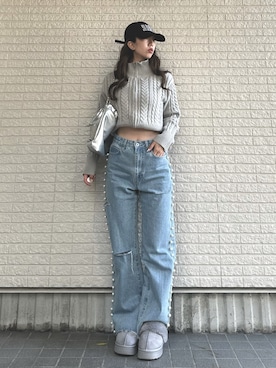 Maiさん（レディース・157cm）の冬コーディネート