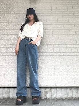 Maiさん（レディース・157cm）の夏コーディネート