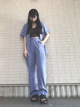 「アイテム（その他トップス）」を使った、Maiさん（レディース・157cm・20代）の夏コーディネート