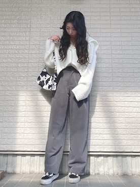 Maiさん（レディース・157cm）の冬コーディネート