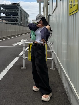 「Mili affinity（ミリアフィニティー）のアイテム」を使った、Maiさん（レディース・157cm）の夏コーディネート