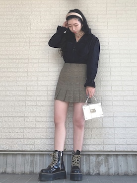 「Chuu」｜Maiさん（レディース・157cm）の秋コーディネート