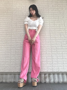 Maiさん（レディース・157cm）の夏コーディネート