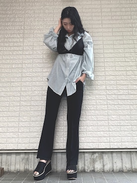 Maiさん（レディース・157cm）の夏コーディネート