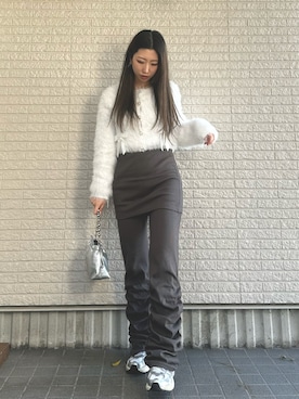 Maiさん（レディース・157cm）の冬コーディネート