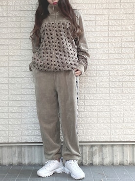 「パイル」｜「アイテム（ジャケット/アウター）」を使った、Maiさん（レディース・157cm）の秋コーディネート