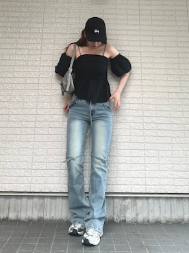 Maiさん（レディース・157cm）の夏コーディネート