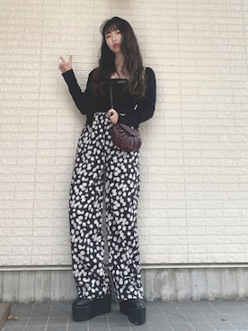 「FIG&VIPER（フィグアンドバイパー）のアイテム（シューズ）」を使った、Maiさん（レディース・157cm）の秋コーディネート