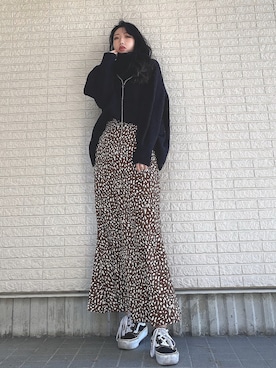 Maiさん（レディース・157cm）の春コーディネート