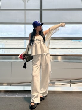 「スウェットコーデ」｜Maiさん（レディース・157cm）の秋コーディネート