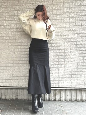 Maiさん（レディース・157cm）の冬コーディネート