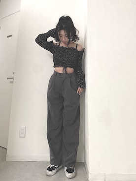「ポニーテール」｜Maiさん（レディース・157cm・20代）の春コーディネート