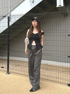 「shein」｜「アイテム（サンダル）」を使った、Maiさん（レディース・157cm）の夏コーディネート