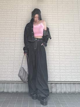 Maiさん（レディース・157cm）の春コーディネート