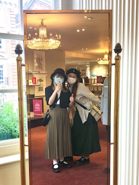 「MARC JACOBS（マークジェイコブス）のアイテム（トートバッグ）」を使った、🍥norziさん（レディース・152cm）の秋コーディネート