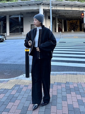 古屋美咲さん（レディース・167cm）の冬コーディネート