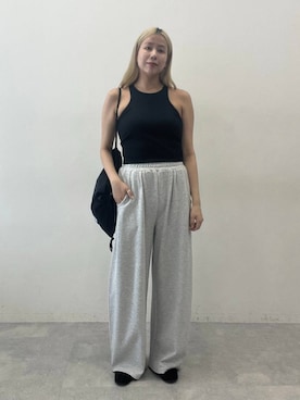 「アイテム（バックパック/リュック）」を使った、古屋美咲さん（レディース・167cm・30代）の夏コーディネート
