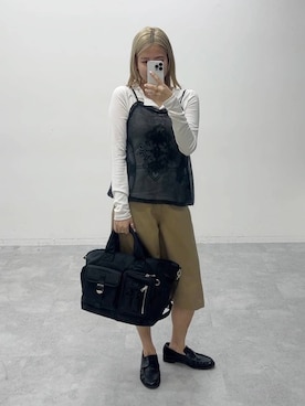 「eL（エル）のアイテム」を使った、古屋美咲さん（レディース・167cm）の冬コーディネート